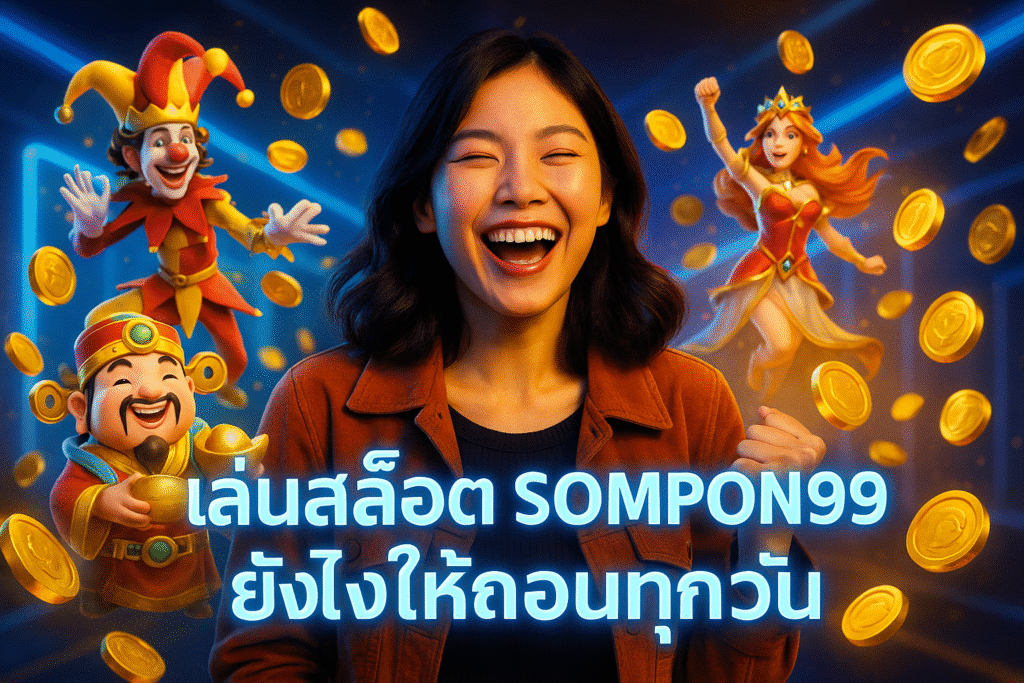 เล่นสล็อต SOMPON99 ยังไงให้ถอนทุกวัน
