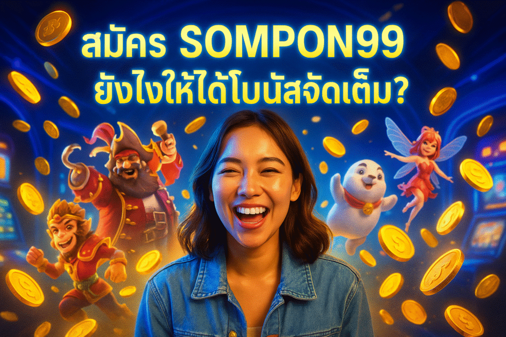 สมัคร SOMPON99 ยังไงให้ได้โบนัสจัดเต็ม?