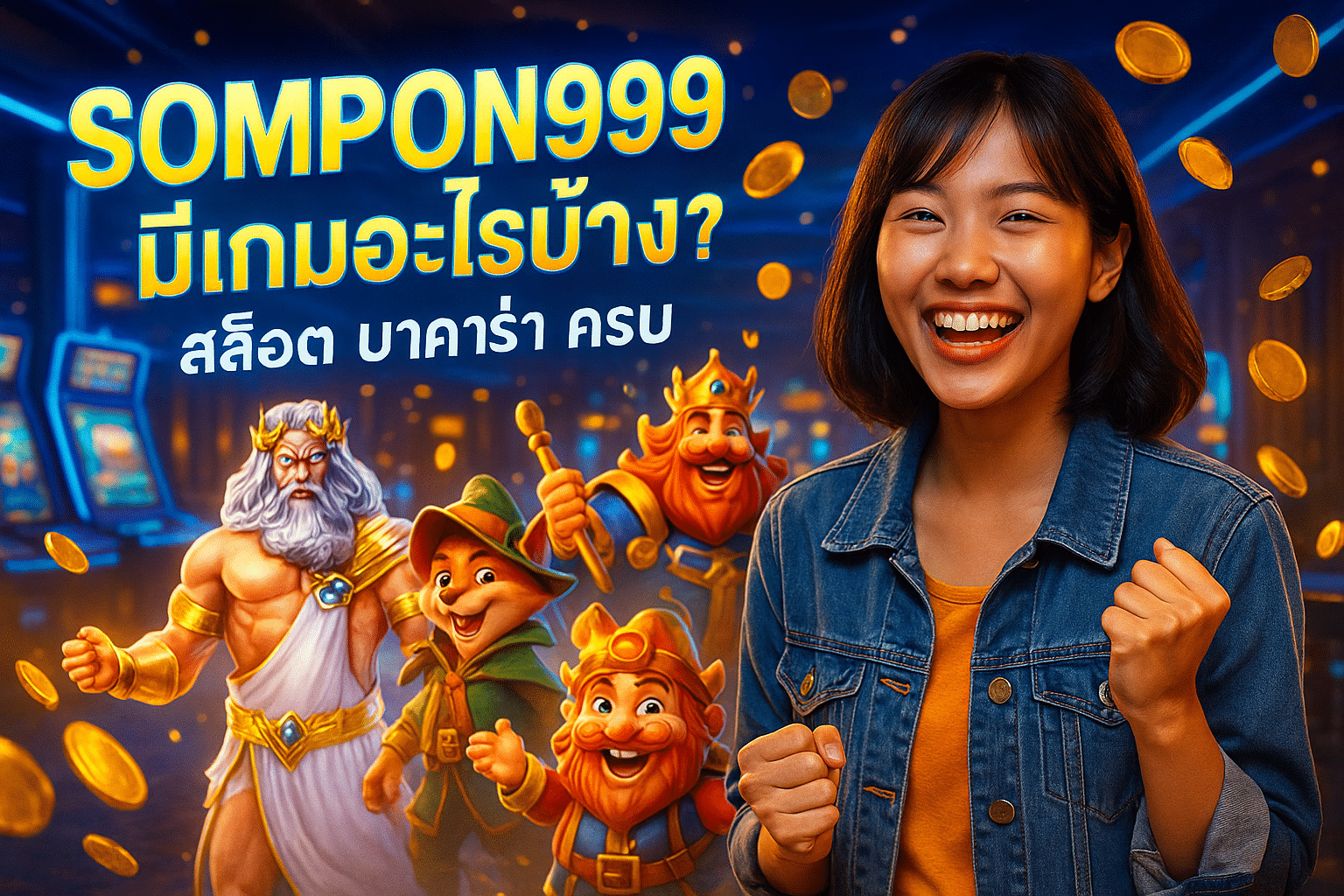 SOMPON99 มีเกมอะไรบ้าง? สล็อต บาคาร่า ครบ